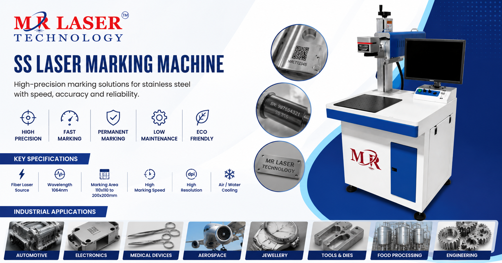 SS Laser Marking Machine