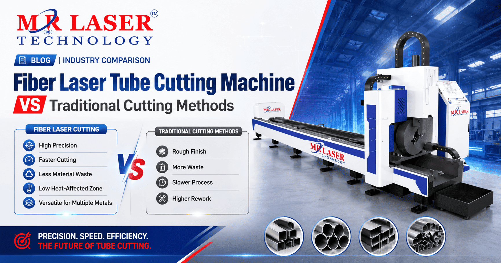 Fiber Laser Tube Cutting Machine vs Traditional Cutting Methods