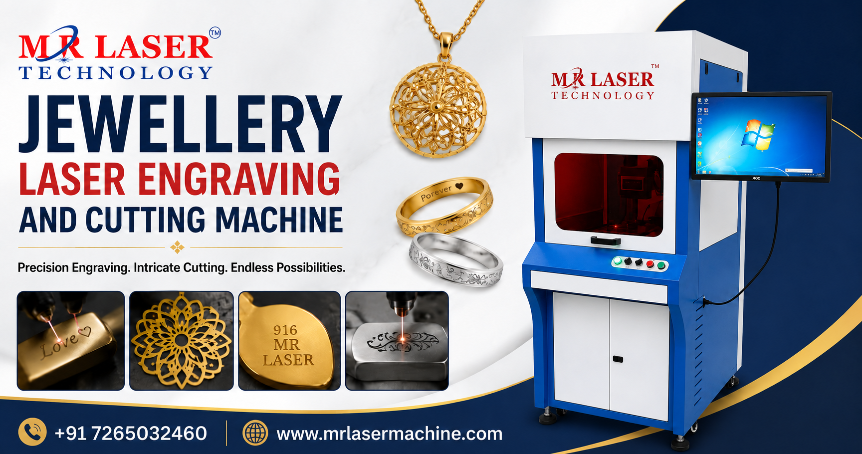 Jewellery Laser Engraving and Cutting Machine
